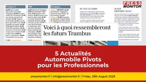 5 Actualités Automobile Pivots pour les Professionnels