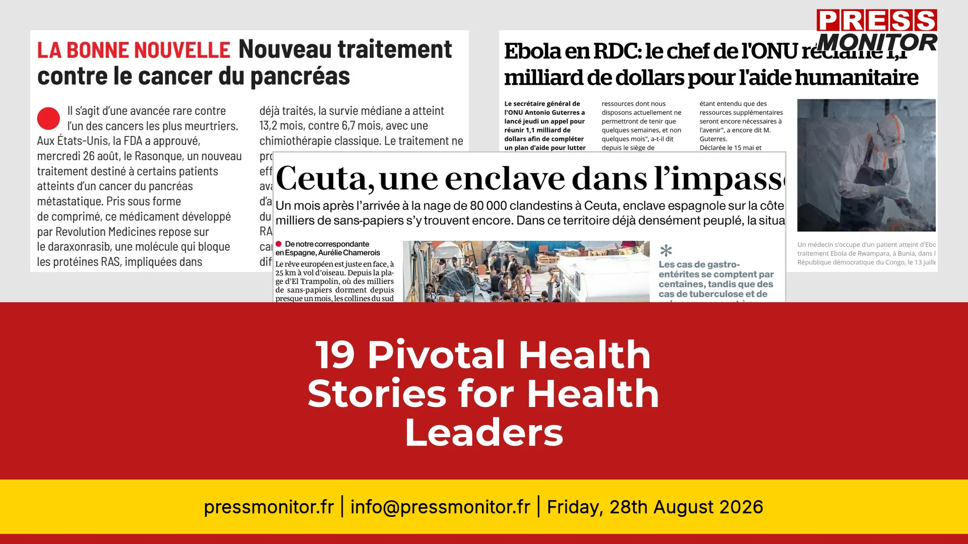 19 Pivotal Health Stories for Health Leaders