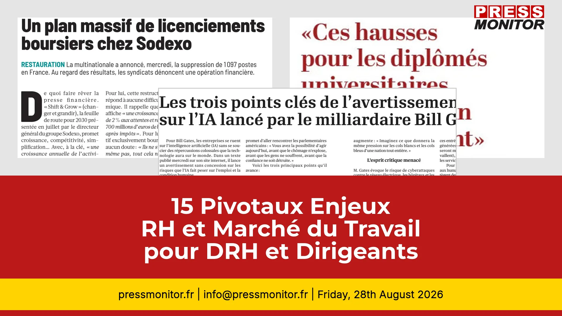 15 Pivotaux Enjeux RH et Marché du Travail pour DRH et Dirigeants