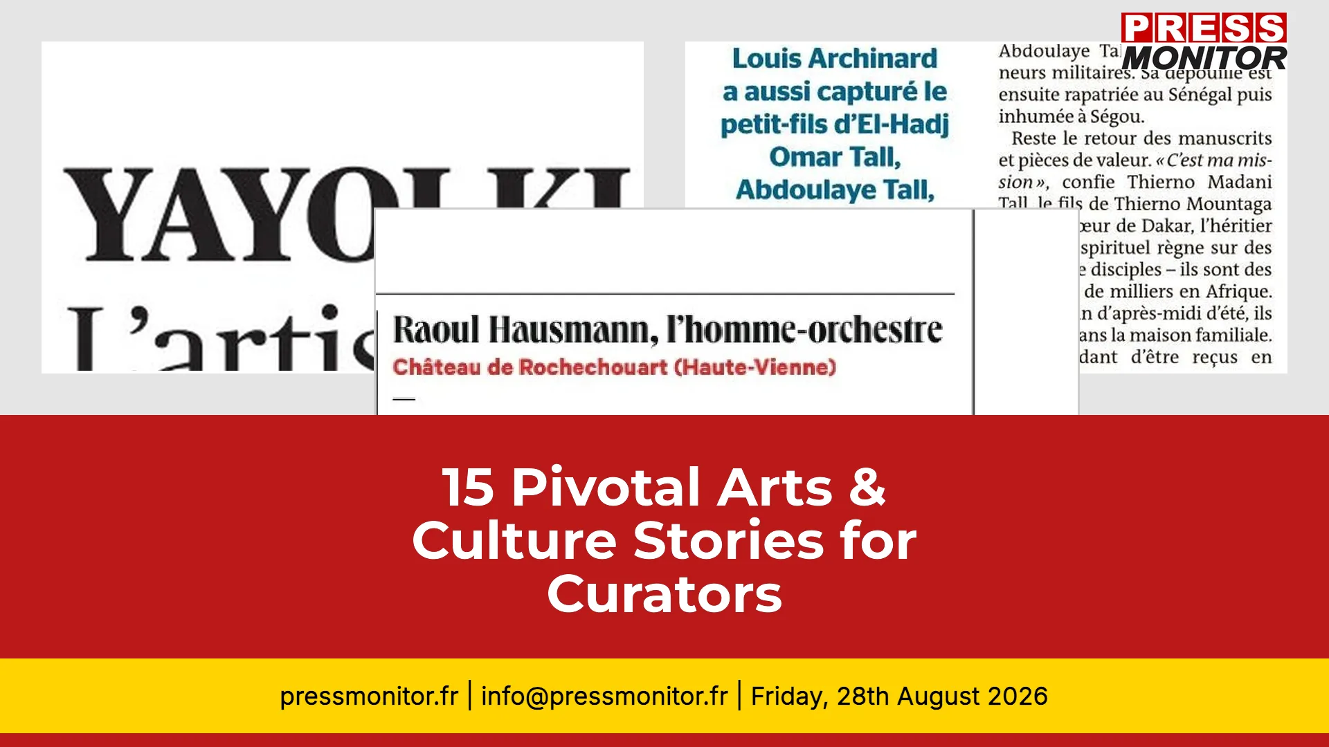 15 Pivotal Arts & Culture Stories for Curators