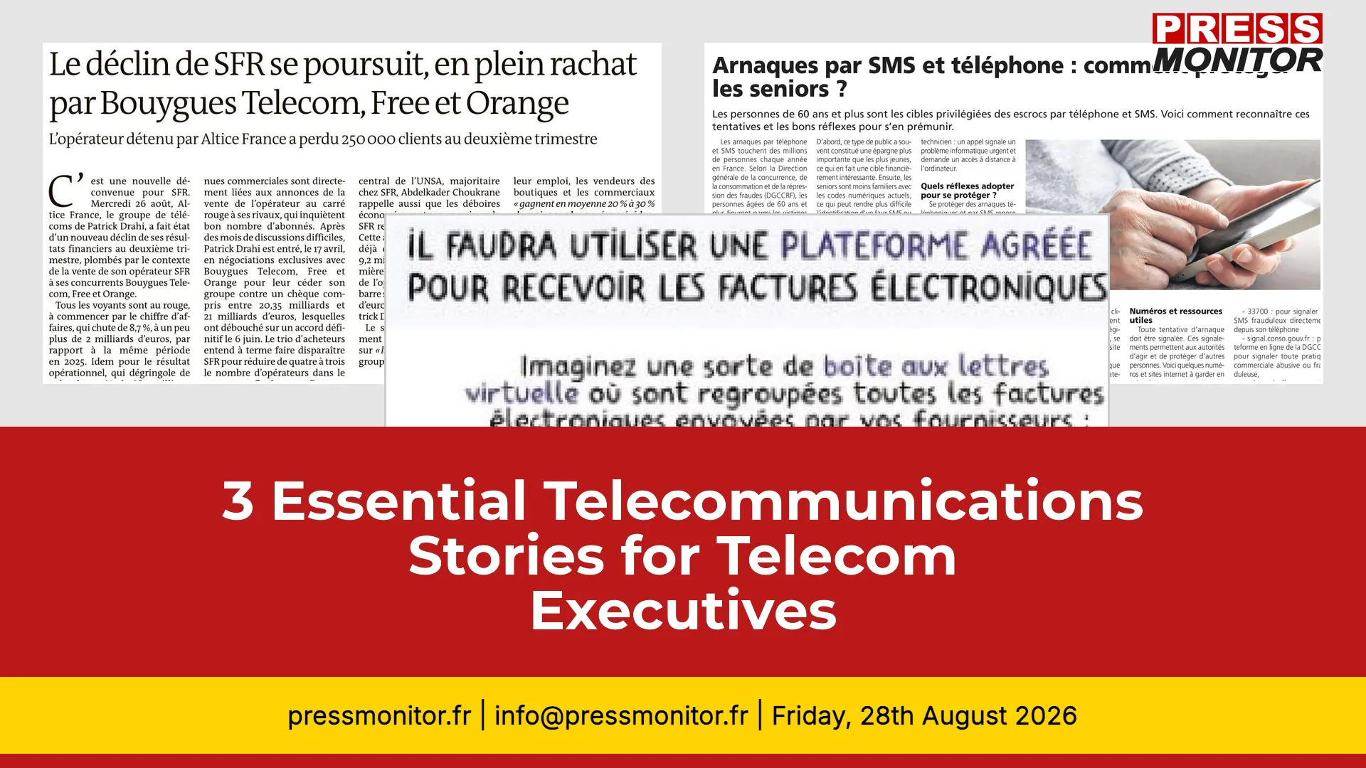3 Essential Telecommunications Stories for Telecom Executives