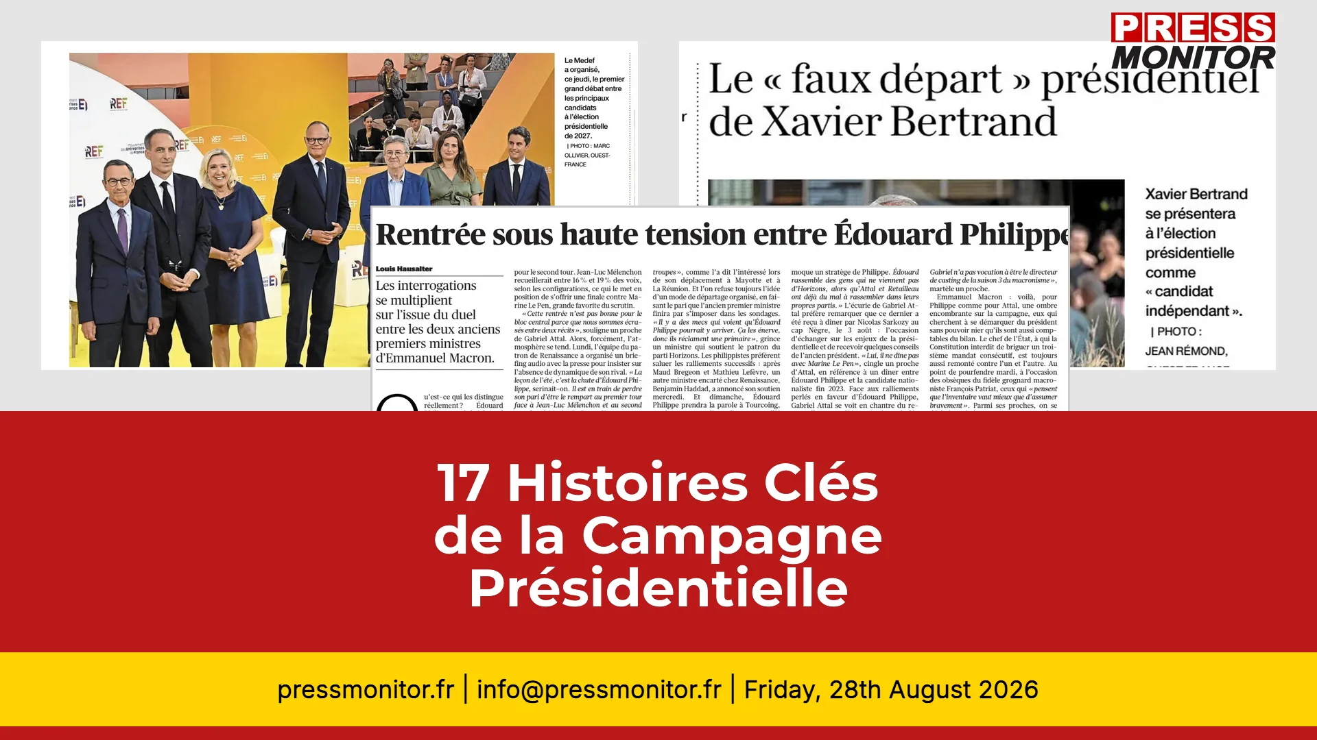 17 Histoires Clés de la Campagne Présidentielle pour les Décideurs