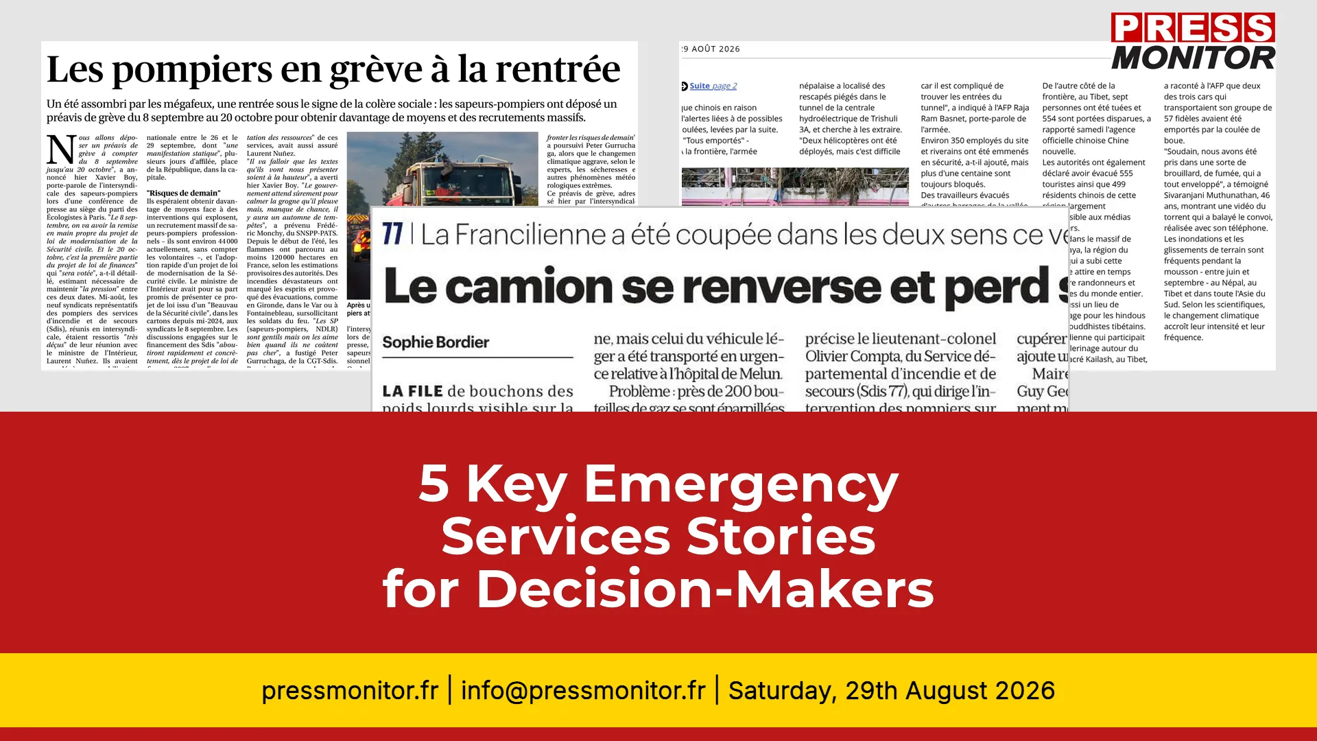 5 Key Emergency Services Stories for Decision-Makers