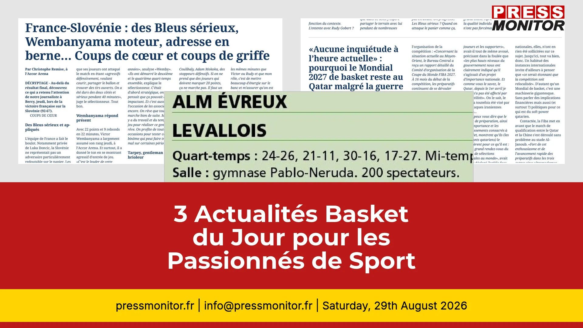 3 Actualités Basket du Jour pour les Passionnés de Sport