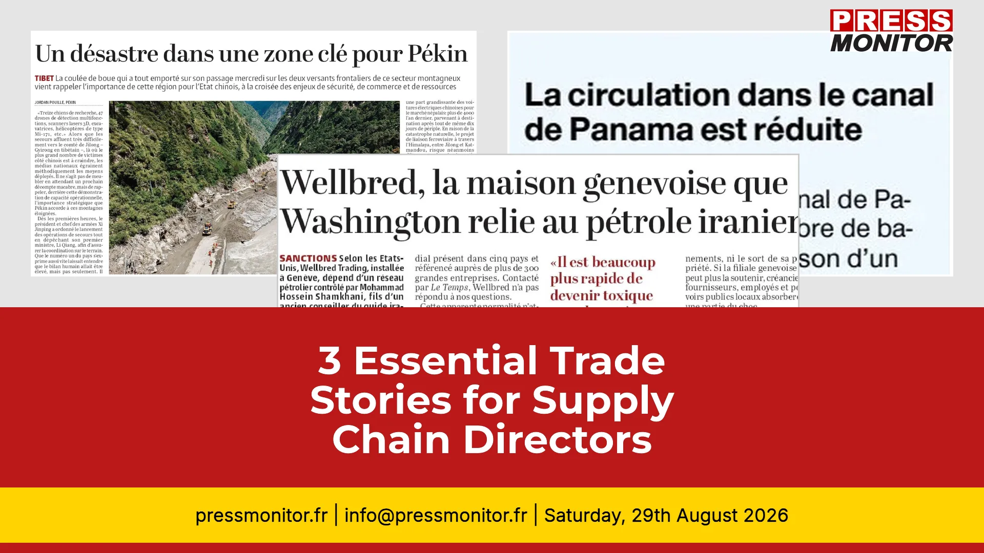 3 Essential Trade Stories for Supply Chain Directors