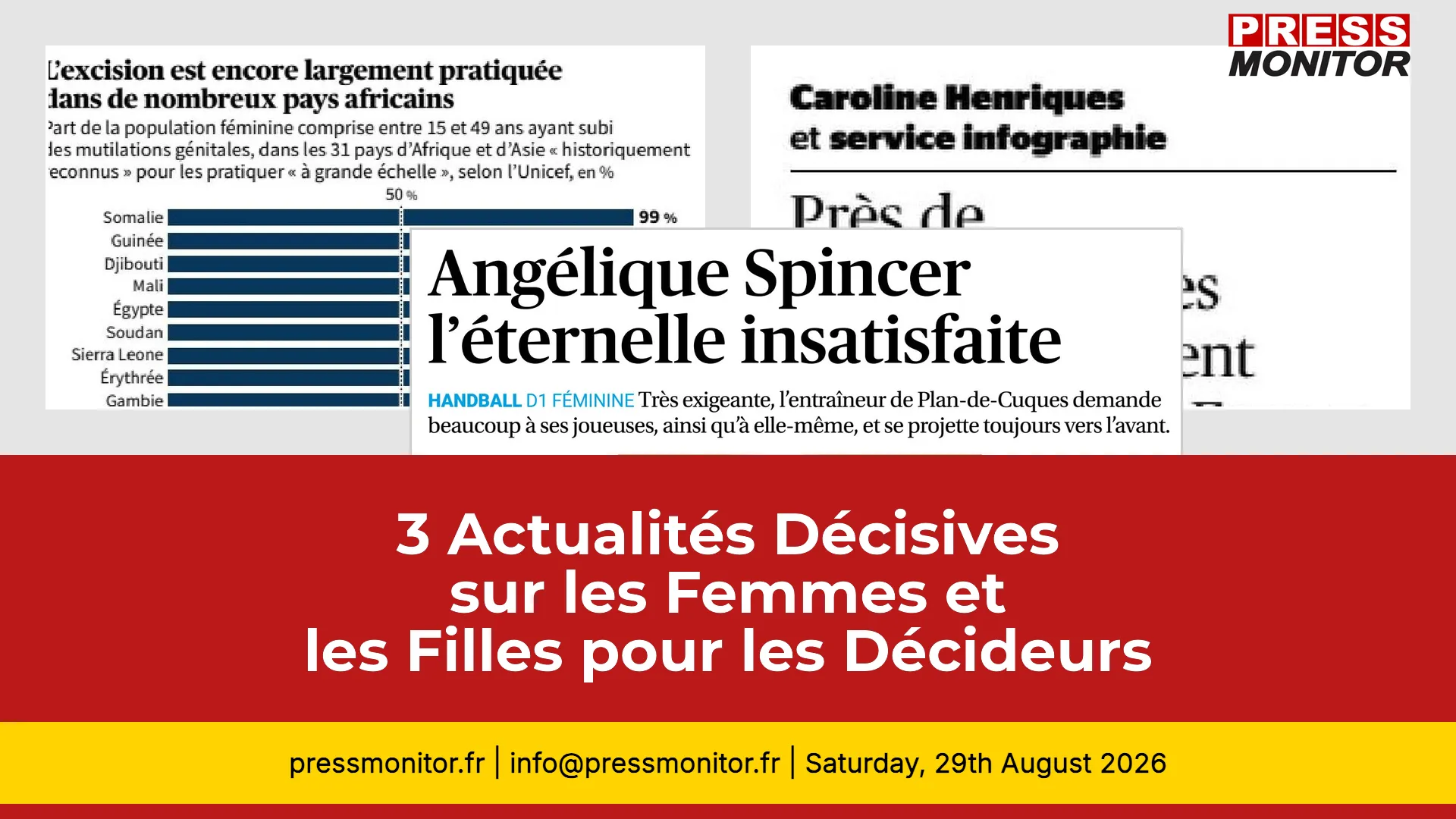 3 Actualités Décisives sur les Femmes et les Filles pour les Décideurs