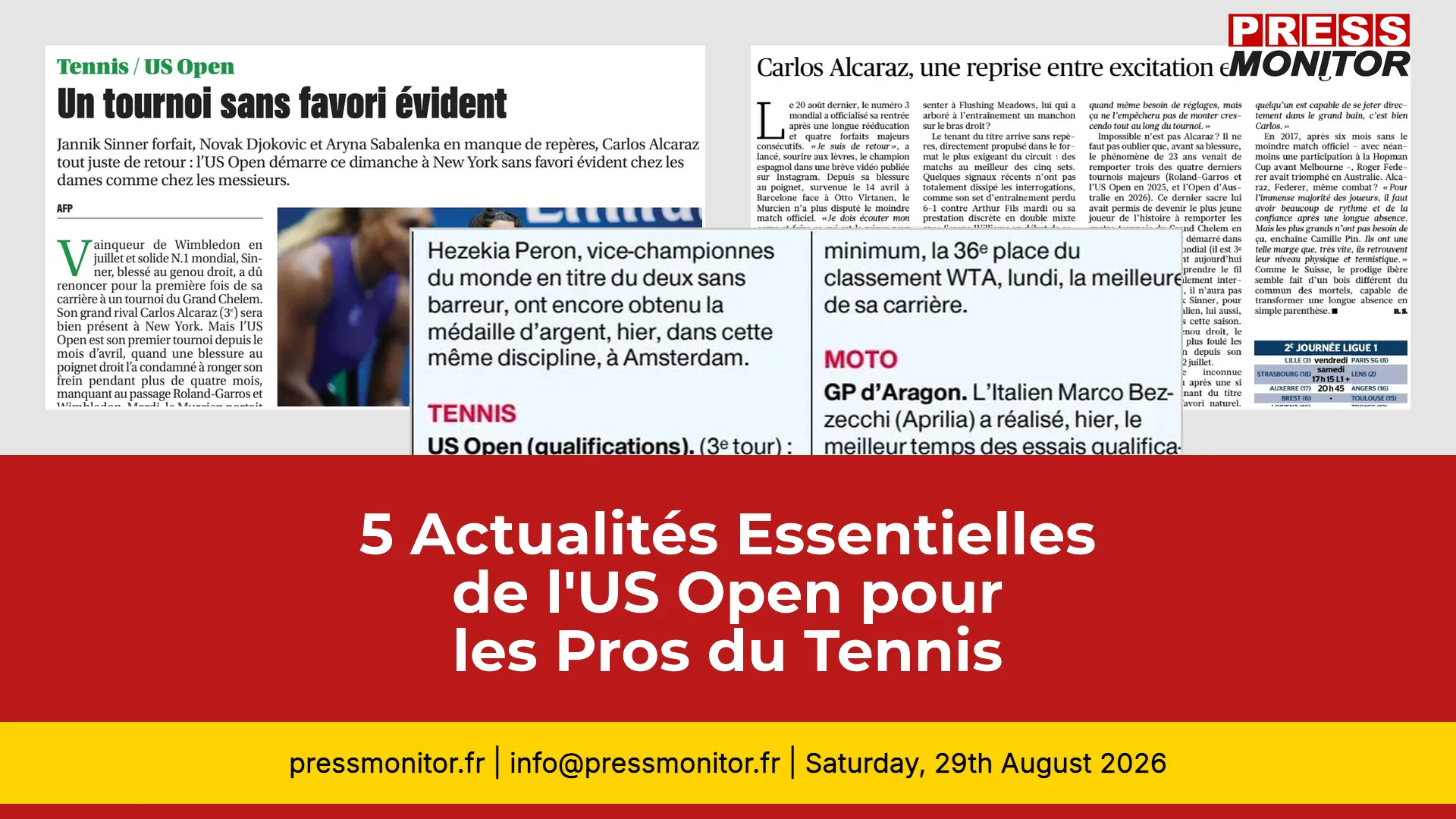 5 Actualités Essentielles de l'US Open pour les Pros du Tennis