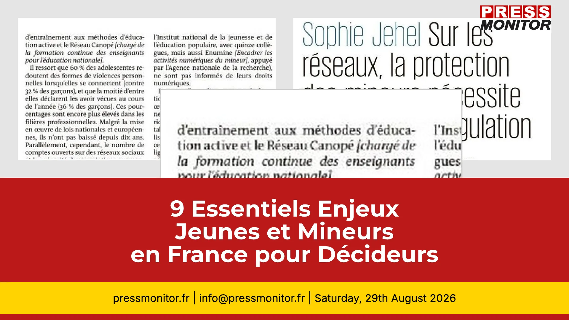 9 Essentiels Enjeux Jeunes et Mineurs en France pour Décideurs