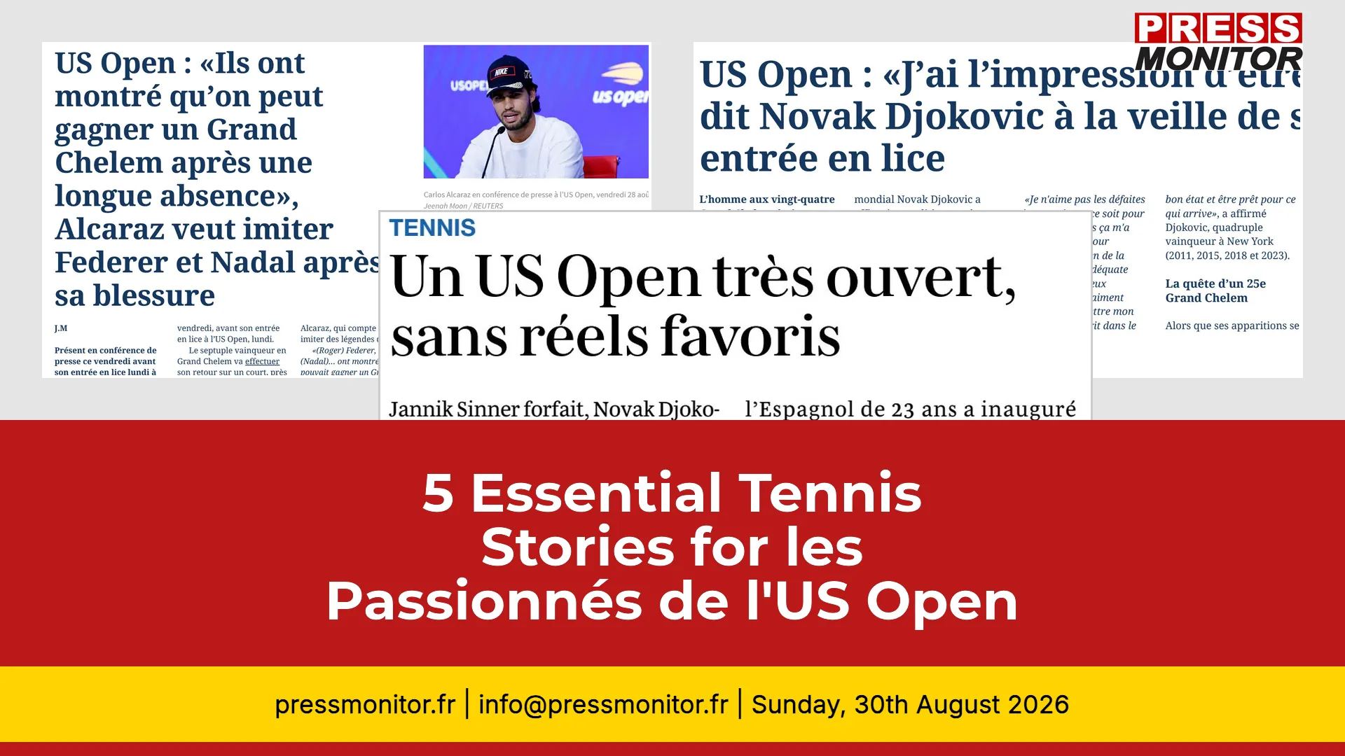 5 Essential Tennis Stories for les Passionnés de l'US Open