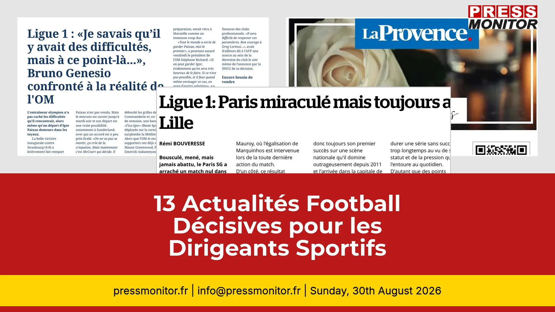 13 Actualités Football Décisives pour les Dirigeants