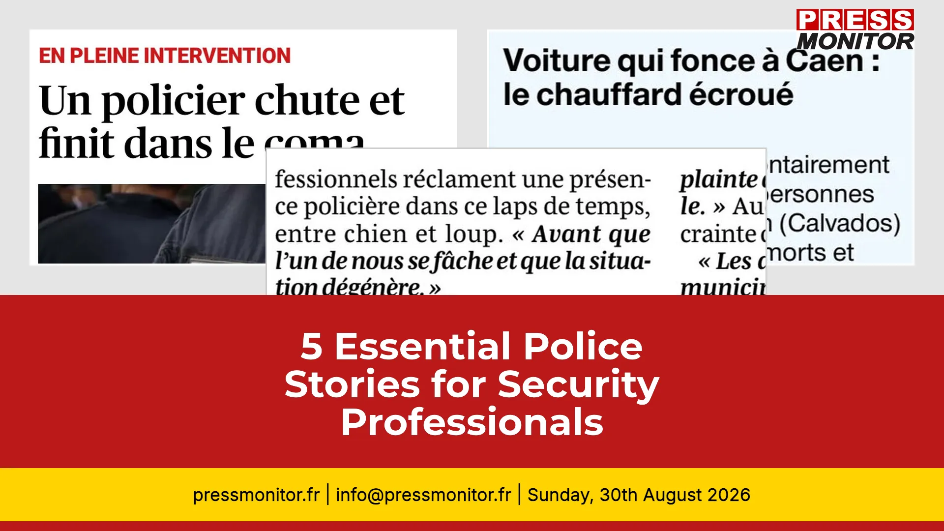 5 Essential Police Stories for Security Professionals