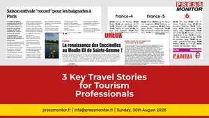 3 Key Travel Stories for Tourism Professionals