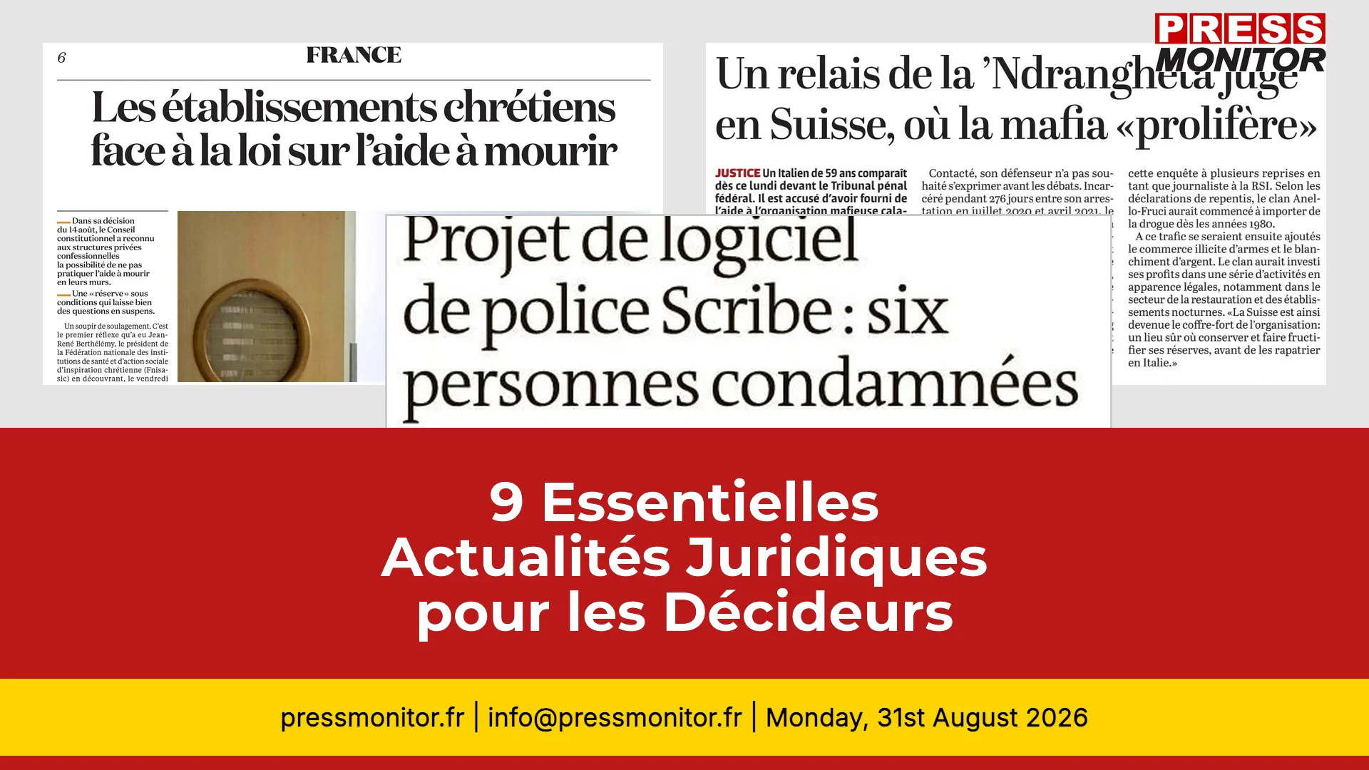 9 Essentielles Actualités Juridiques et Réglementaires pour les Décideurs