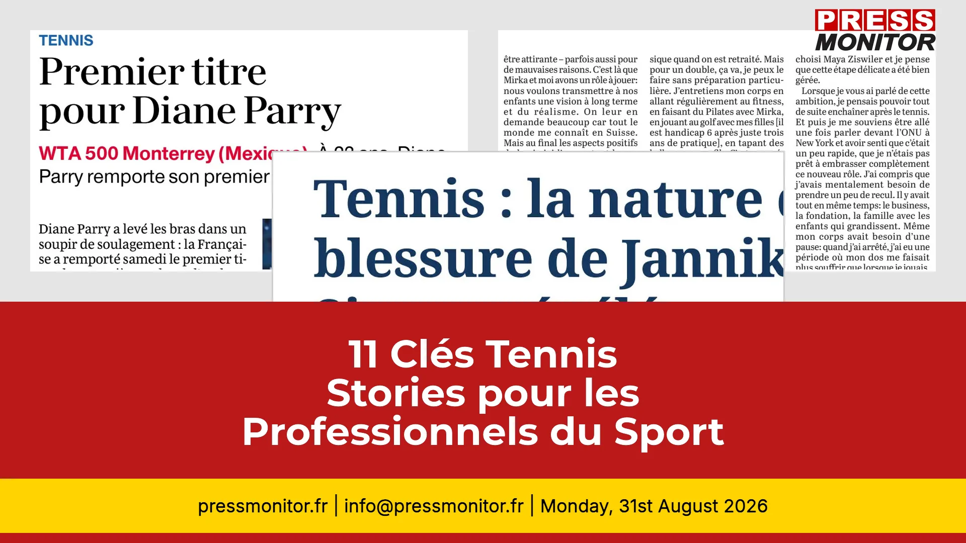 11 Clés Tennis Stories pour les Professionnels du Sport