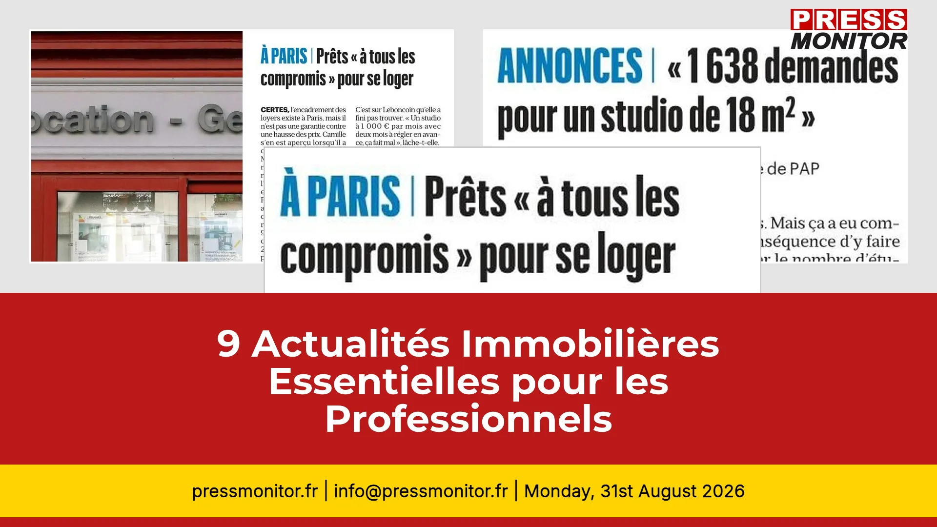 9 Actualités Immobilières Essentielles pour les Professionnels