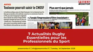 7 Actualités Rugby Essentielles pour les Professionnels du Sport