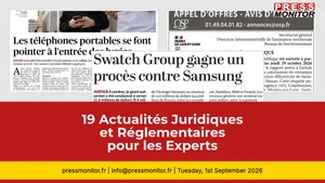 19 Actualités Juridiques et Réglementaires pour les Experts