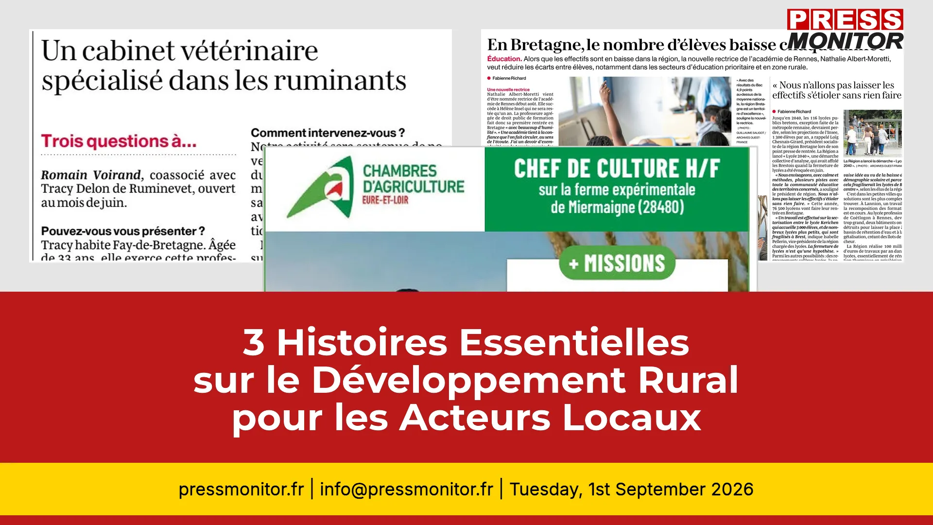 3 Histoires Essentielles sur le Développement Rural pour les Acteurs Locaux