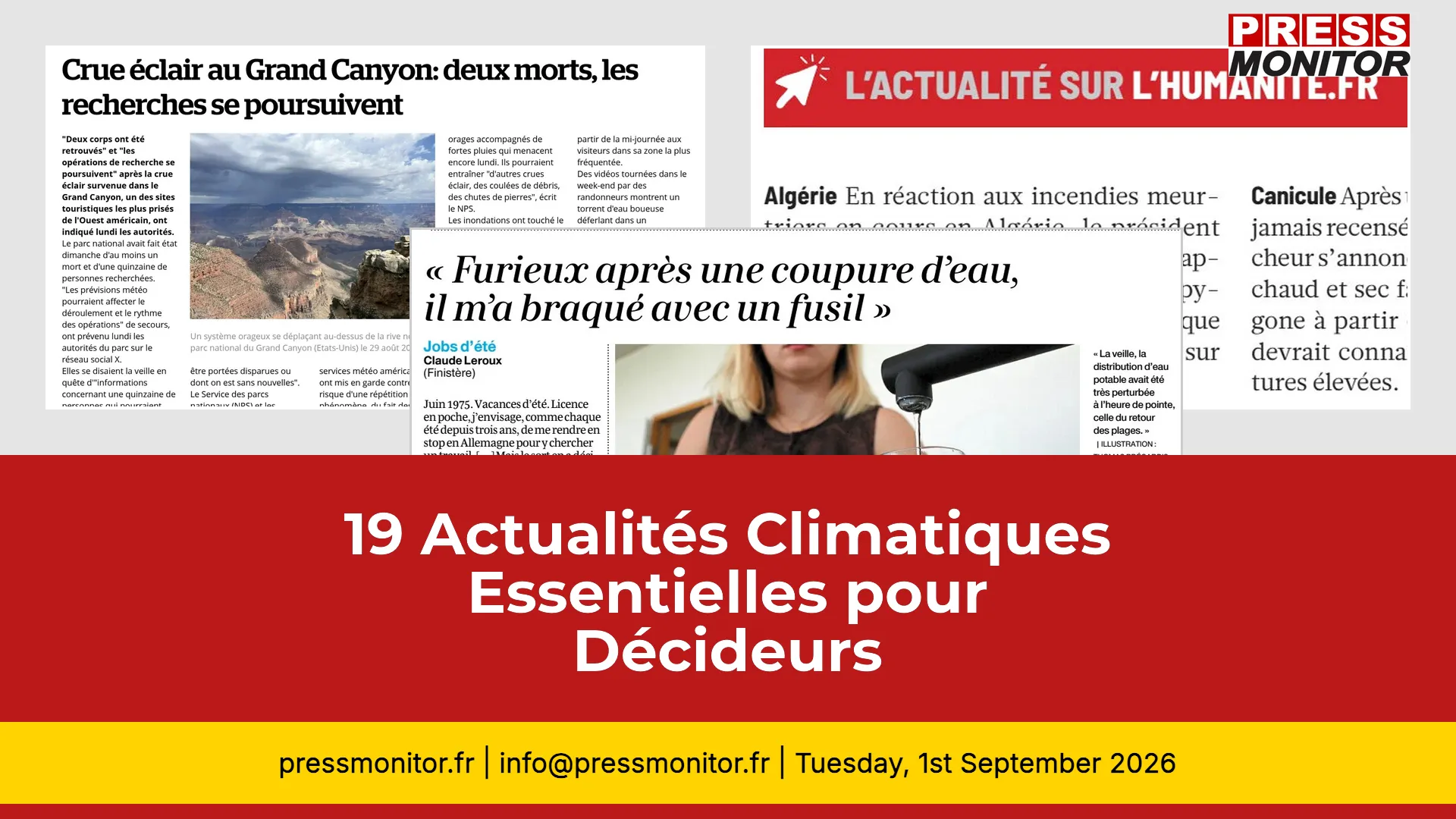 19 Actualités Climatiques Essentielles pour Décideurs