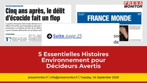 5 Essentielles Histoires Environnement pour Décideurs Avertis