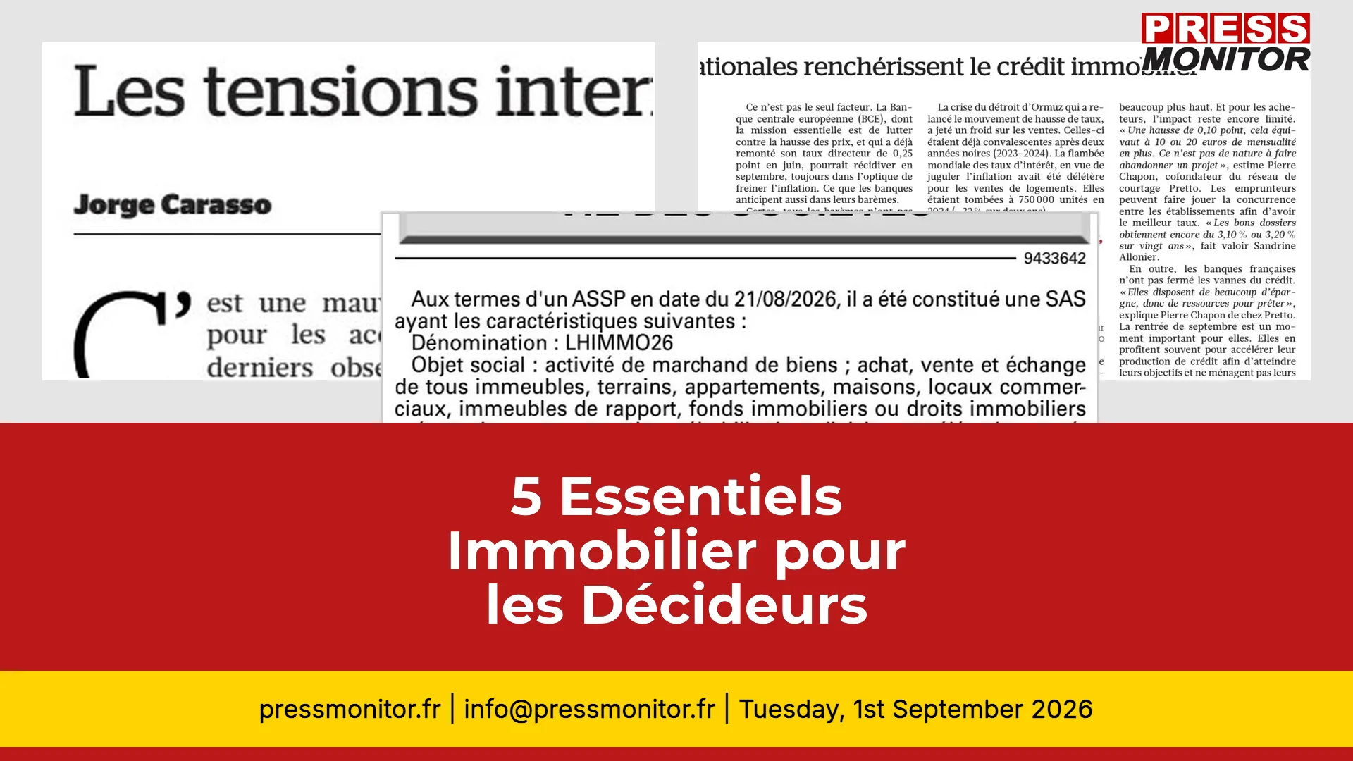 5 Essentiels Immobilier pour les Décideurs