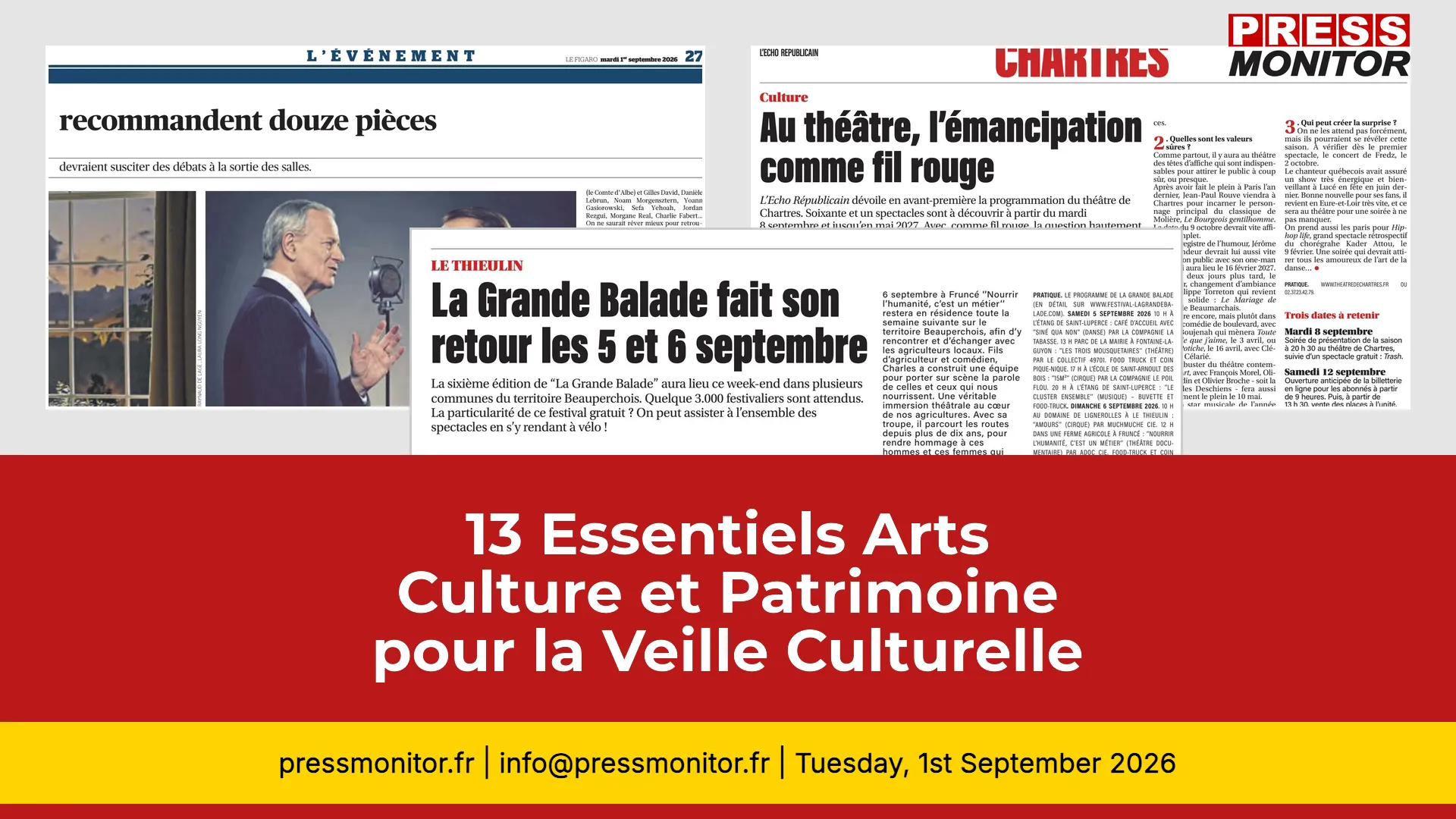 13 Essentiels Arts, Culture et Patrimoine pour Professionnels de la Culture