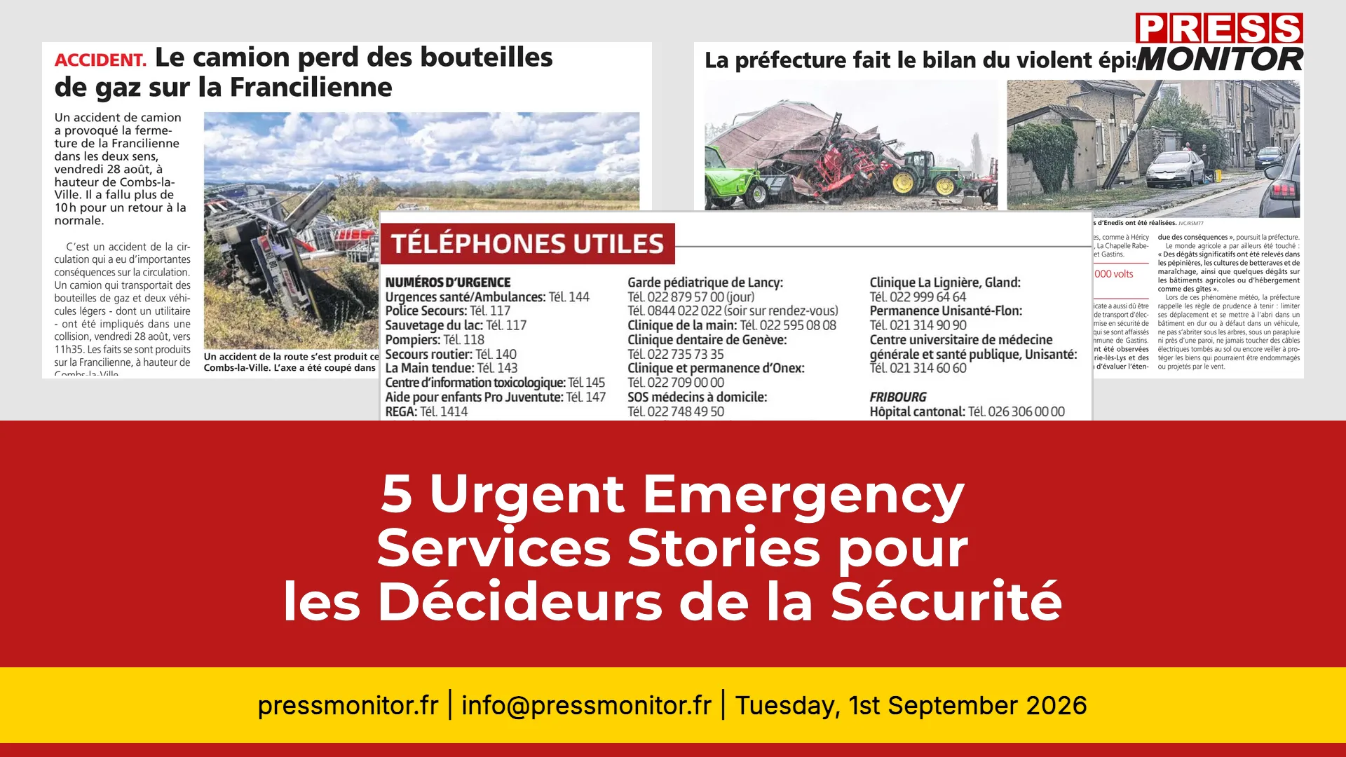 5 Urgent Emergency Services Stories pour les Décideurs de la Sécurité