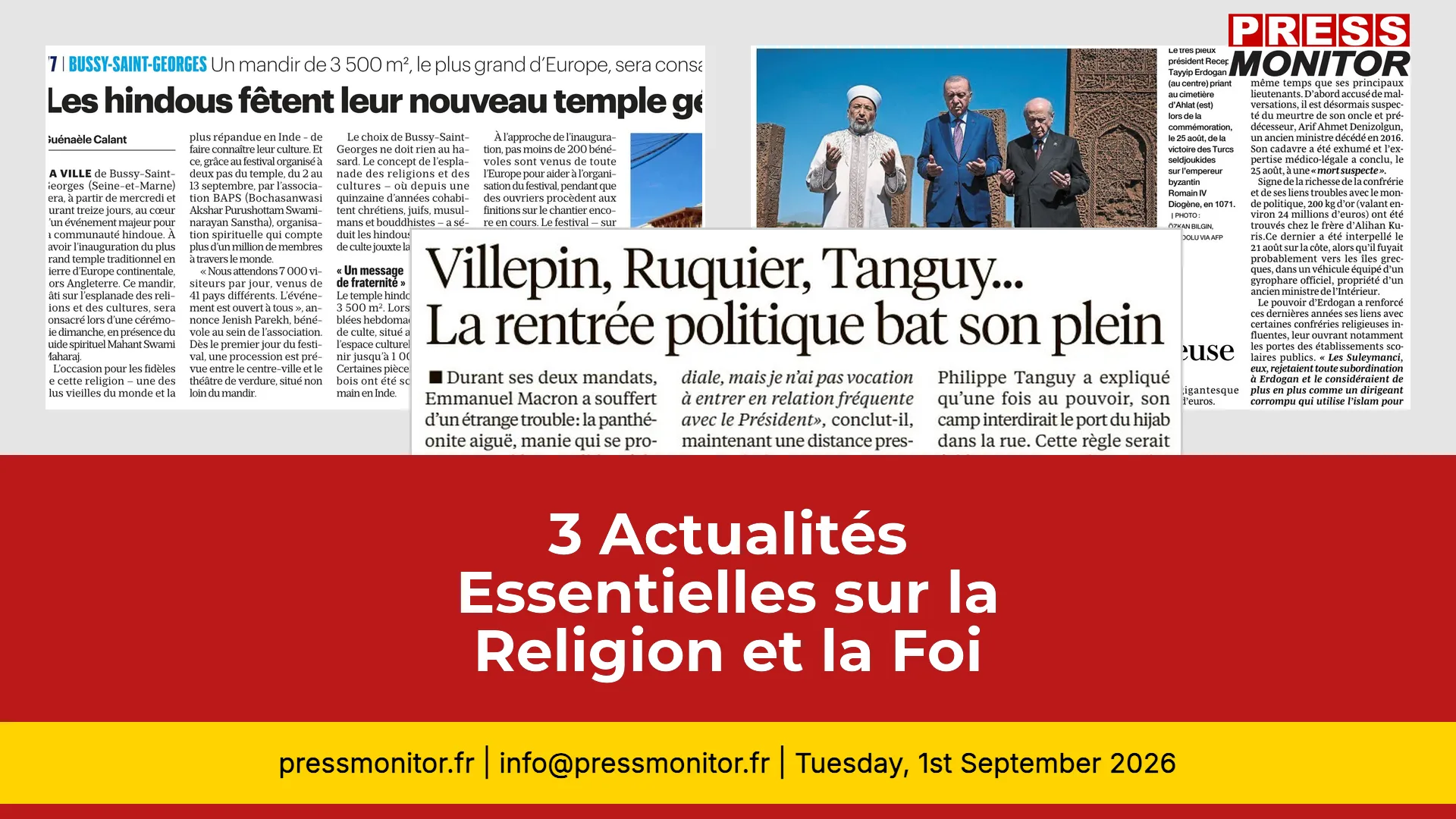 3 Actualités Essentielles sur la Religion et la Foi en France