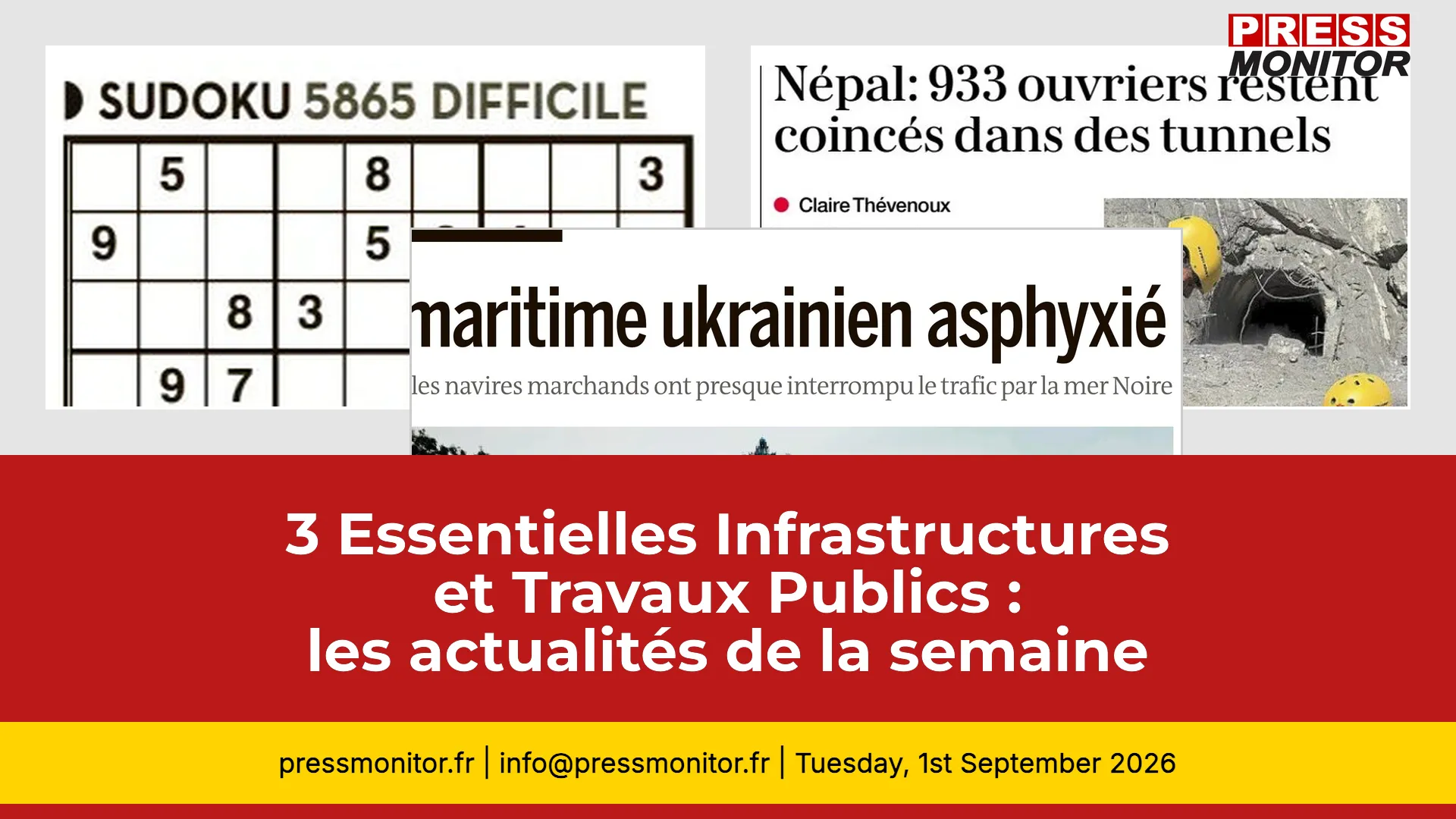3 Essentielles Infrastructures et Travaux Publics : les actualités de la semaine pour les décideurs
