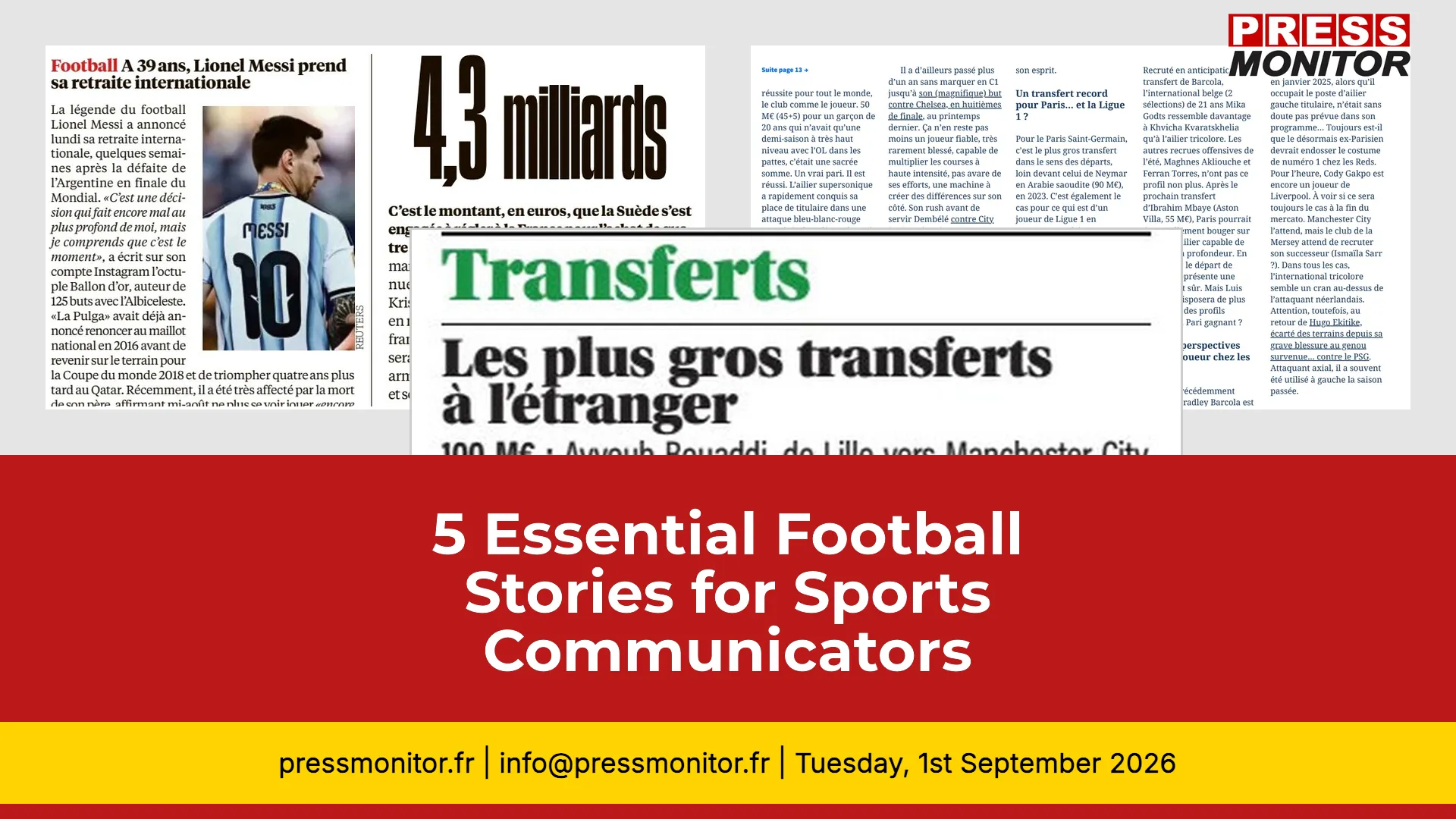 5 Essential Football Stories for Sports Communicators