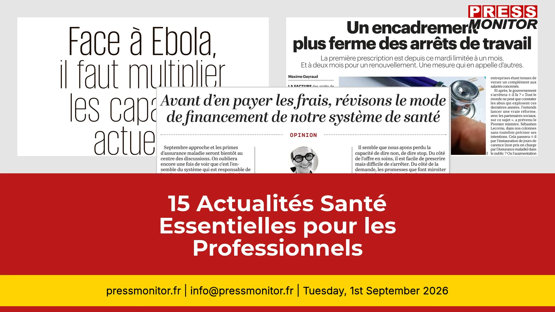 15 Actualités Santé Essentielles pour les Professionnels