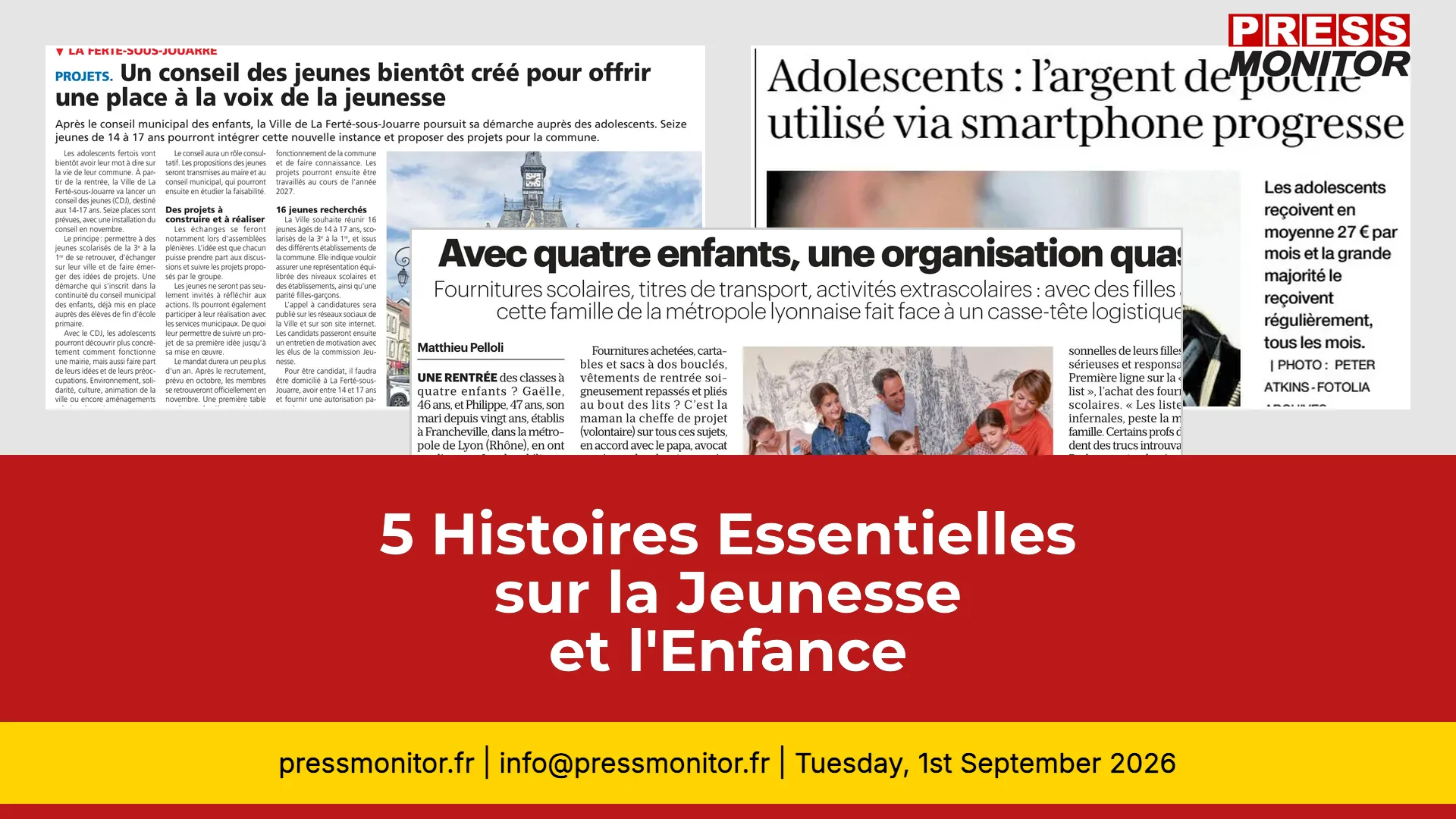 5 Histoires Essentielles sur la Jeunesse et l'Enfance