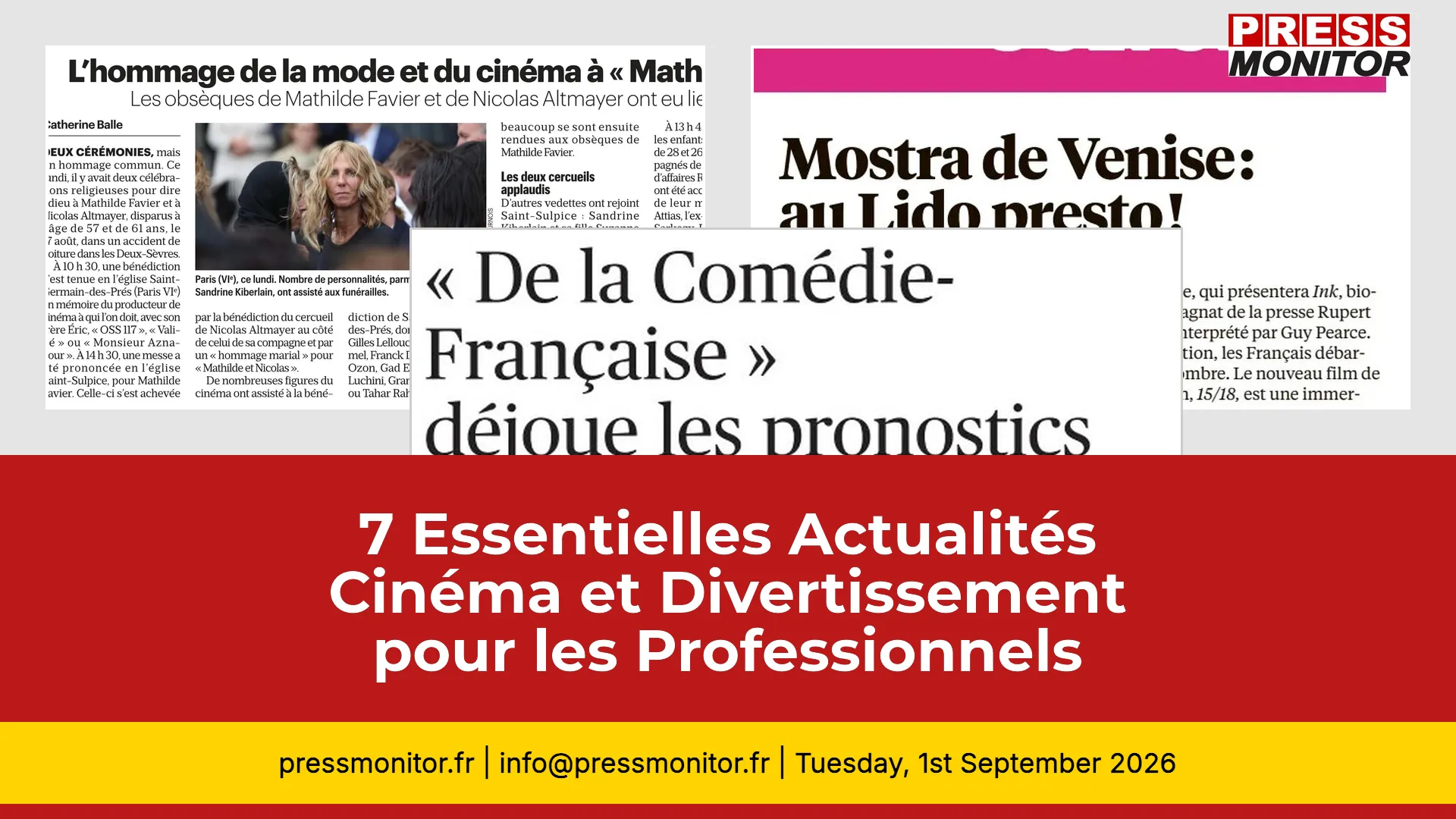 7 Essentielles Actualités Cinéma pour les Professionnels