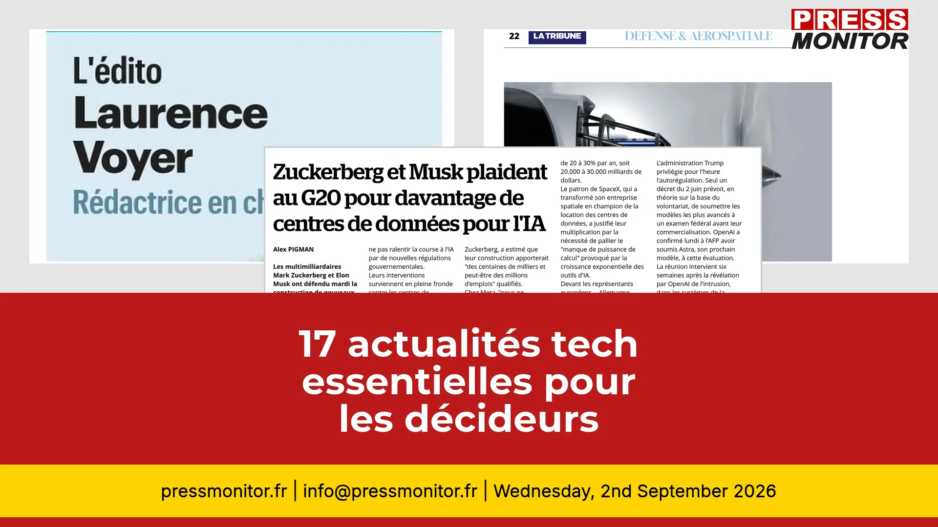 17 actualités tech essentielles pour les décideurs