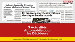 3 Actualités Automobile pour les Décideurs