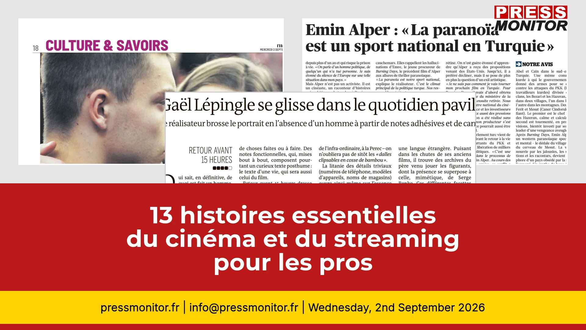 13 histoires essentielles du cinéma et du streaming pour les pros