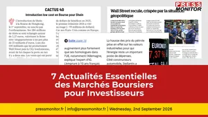 7 Actualités Essentielles des Marchés Boursiers pour Investisseurs