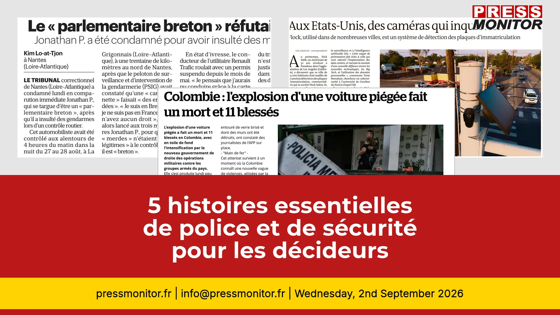 5 histoires essentielles de police et de sécurité pour les décideurs