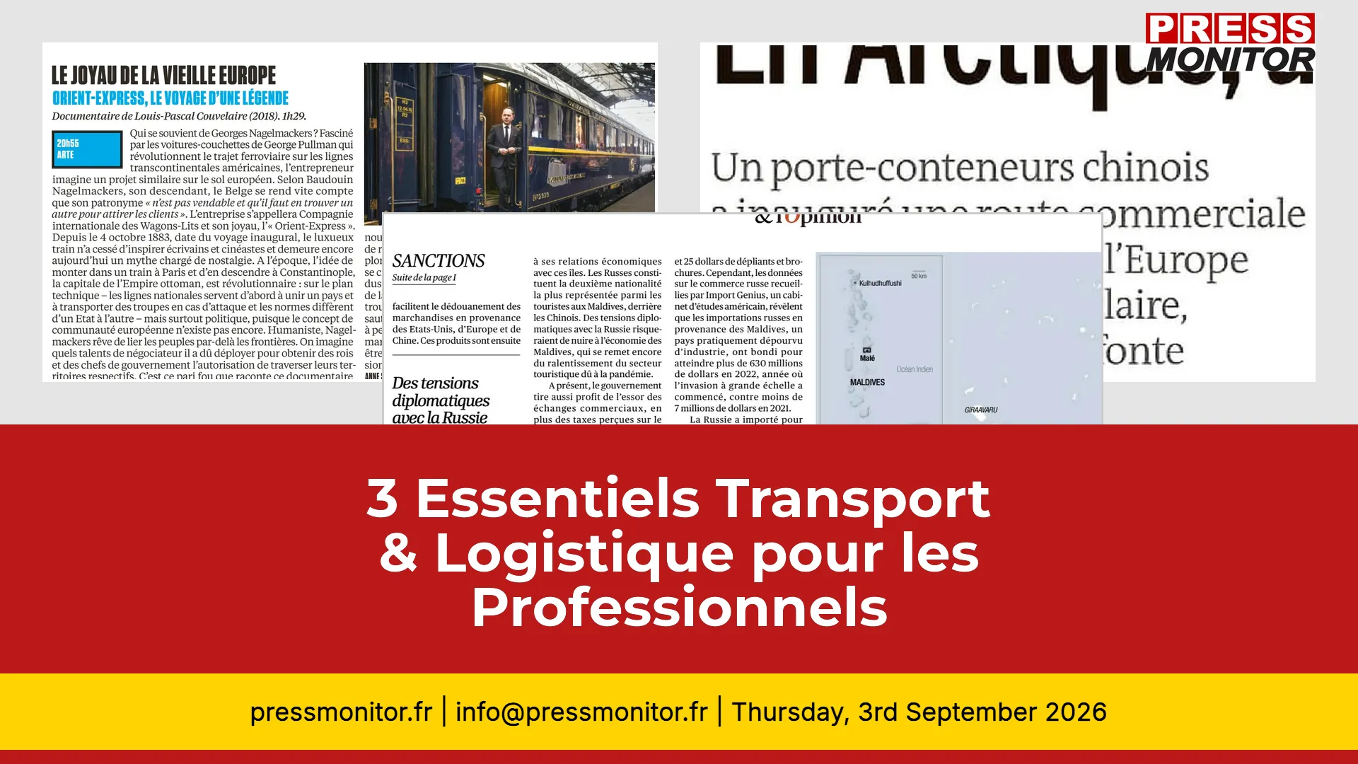 3 Essentiels Transport & Logistique pour les Professionnels