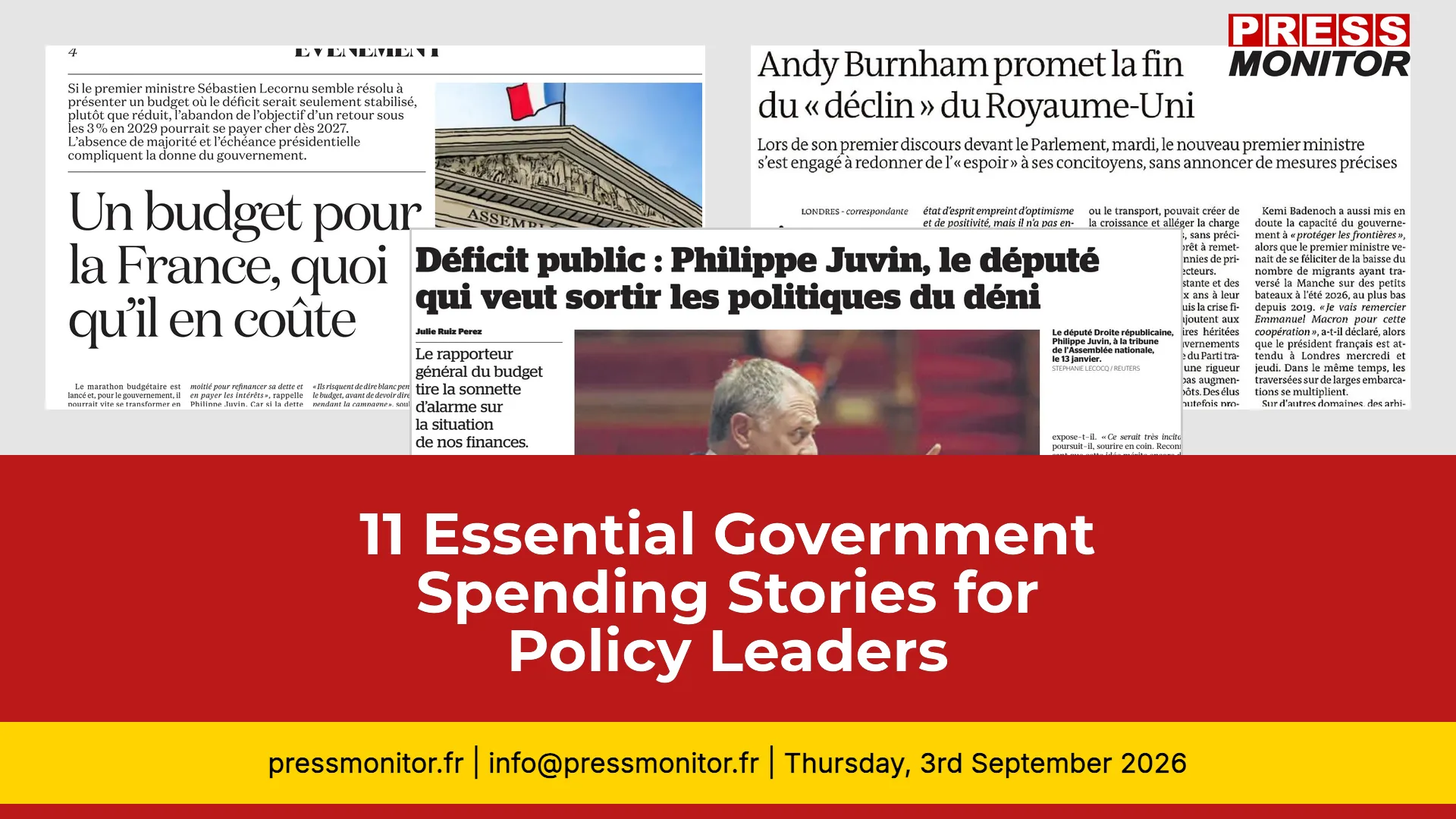 11 Essential Government Spending Stories for Policy Leaders