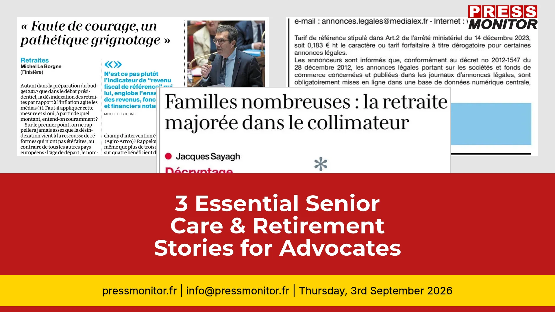 3 Essential Senior Care & Retirement Stories for Senior Advocates