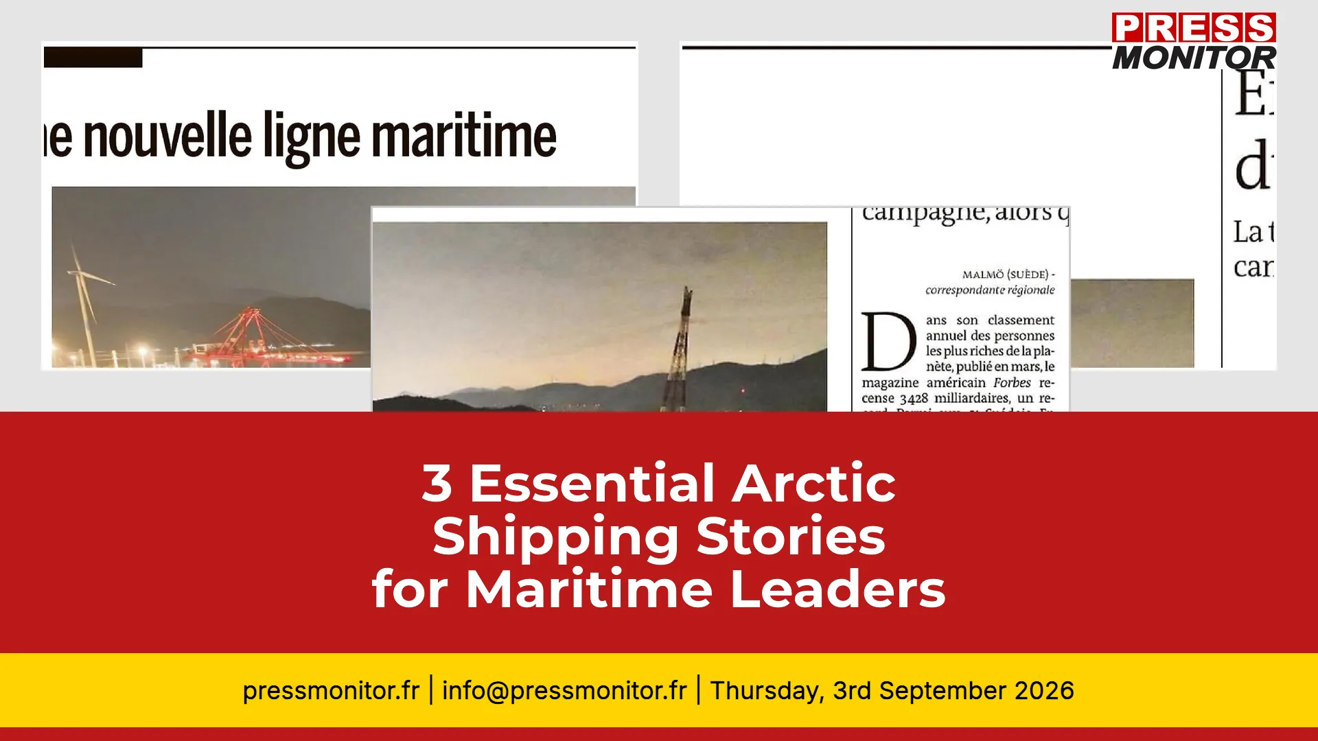 3 Essential Arctic Shipping Stories for Maritime Leaders