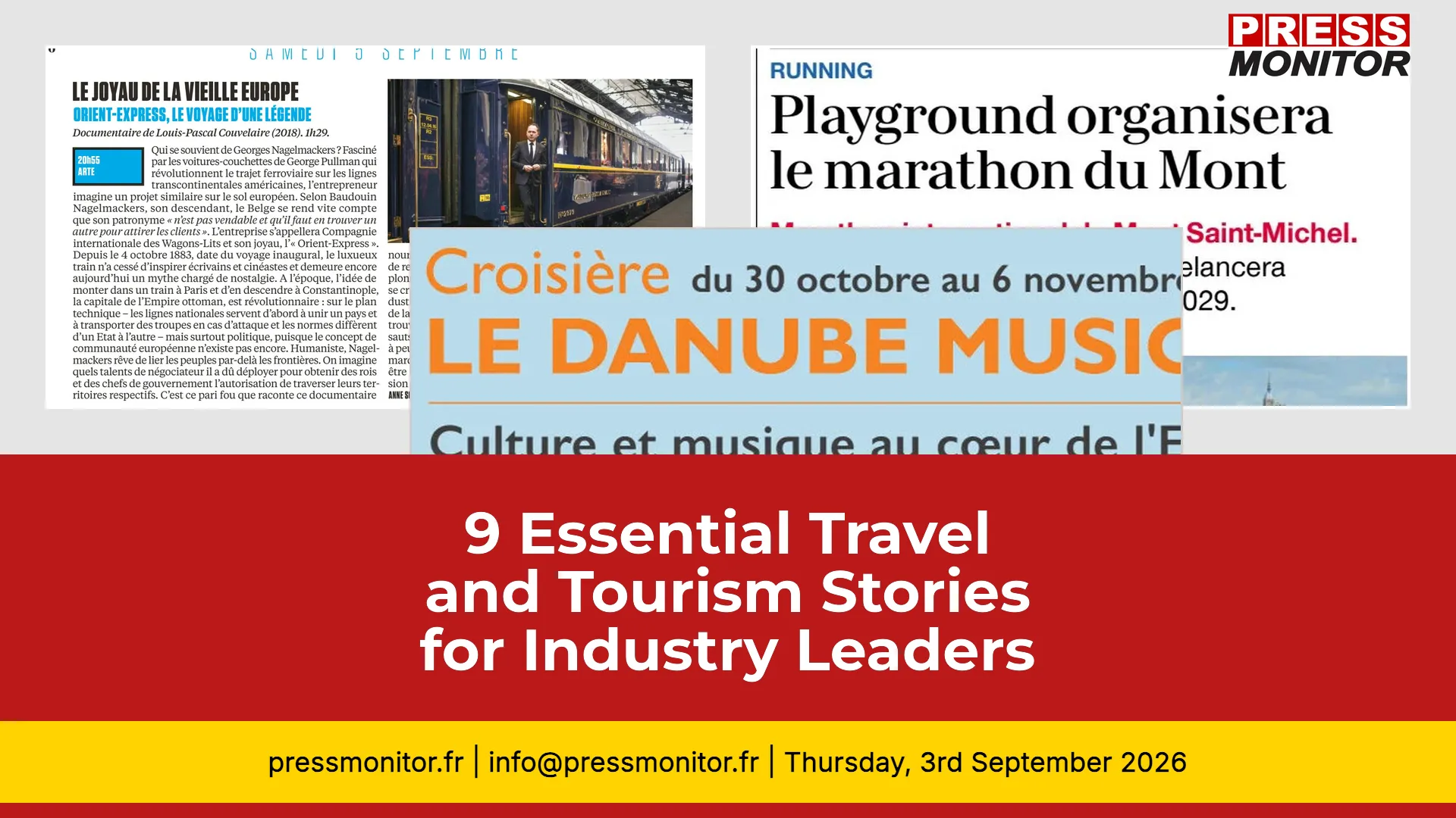 9 Essential Travel and Tourism Stories for Industry Leaders