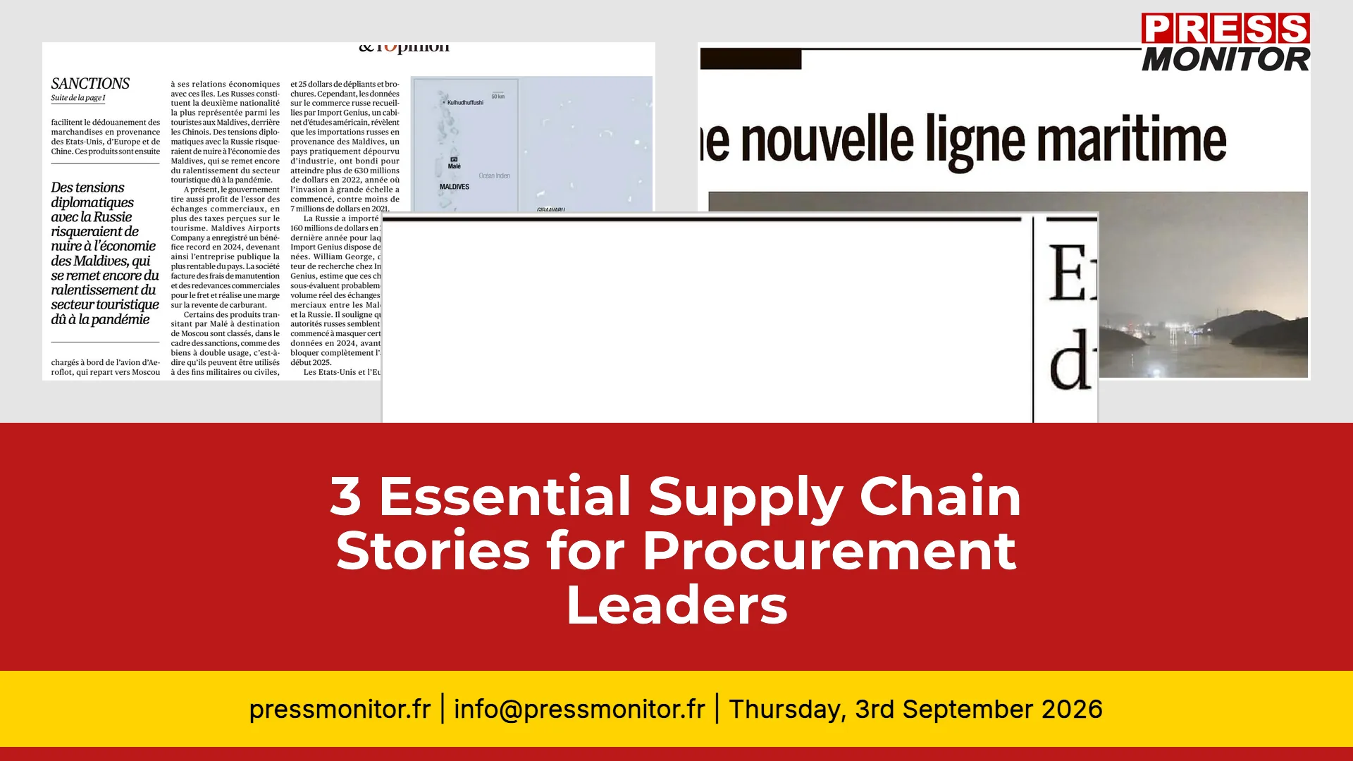 3 Essential Supply Chain Stories for Procurement Leaders