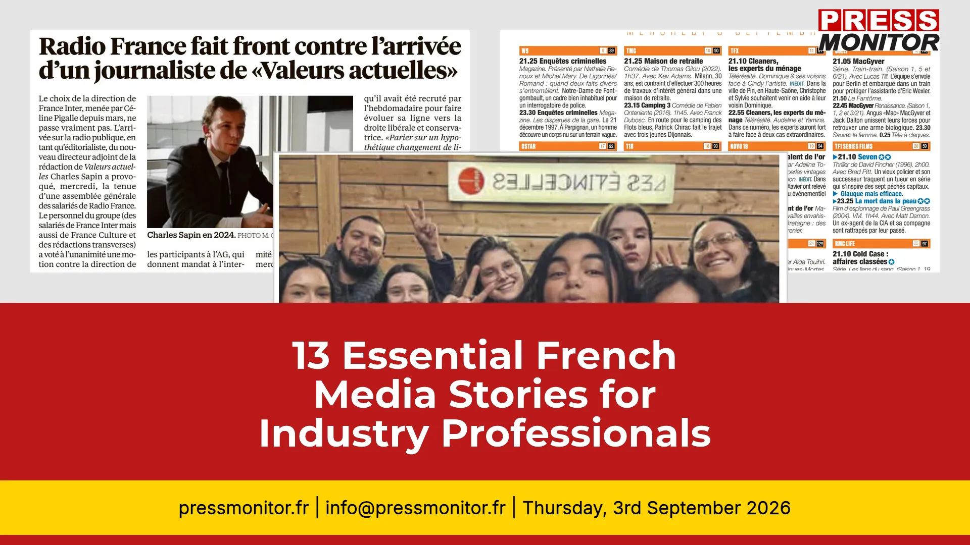 13 Essential French Media Stories for Industry Professionals