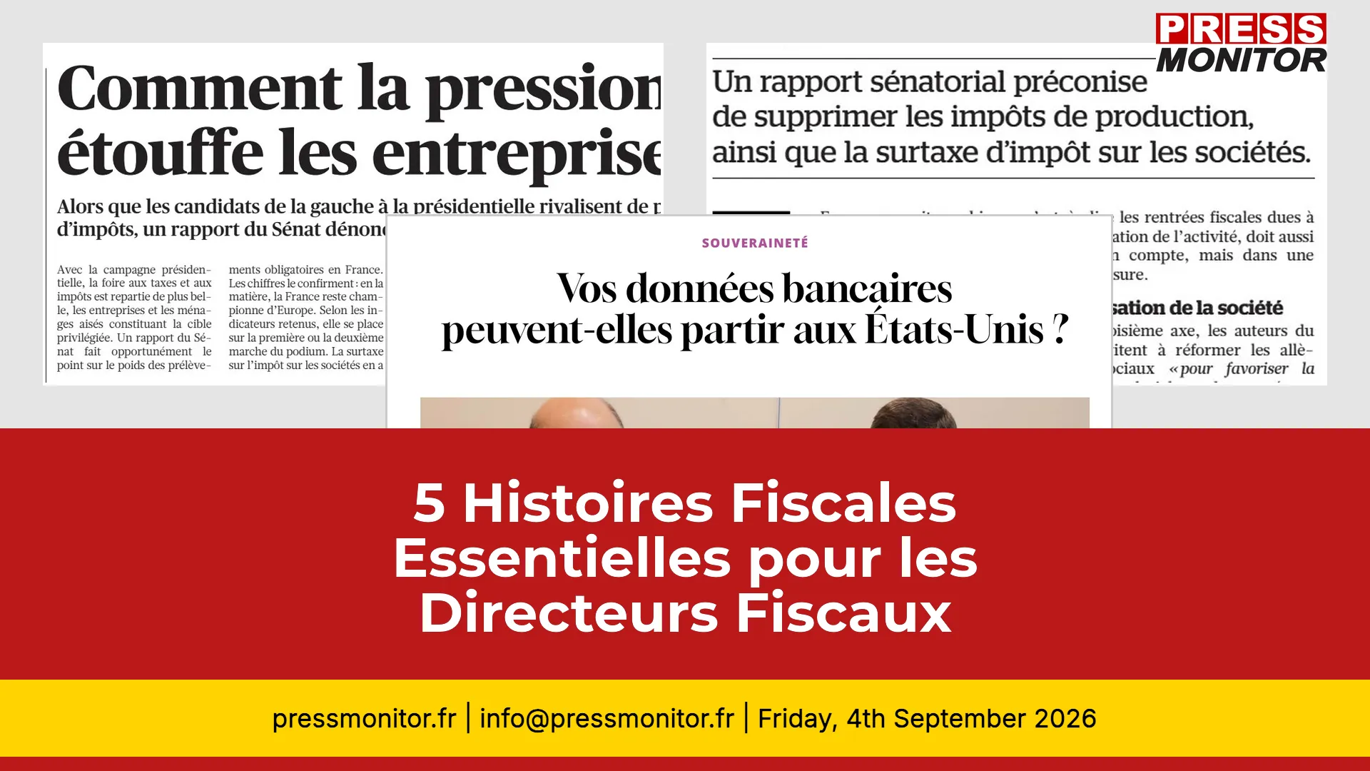5 Histoires Fiscales Essentielles pour les Directeurs Fiscaux