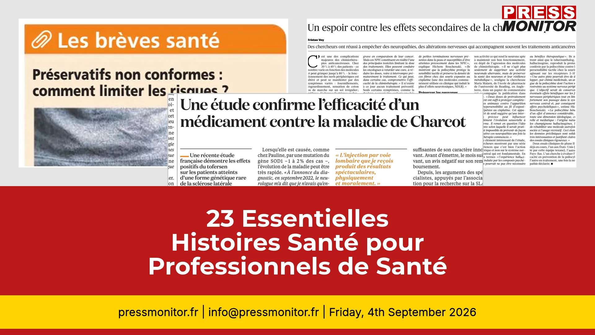 23 Essentielles Histoires Santé pour Professionnels de Santé