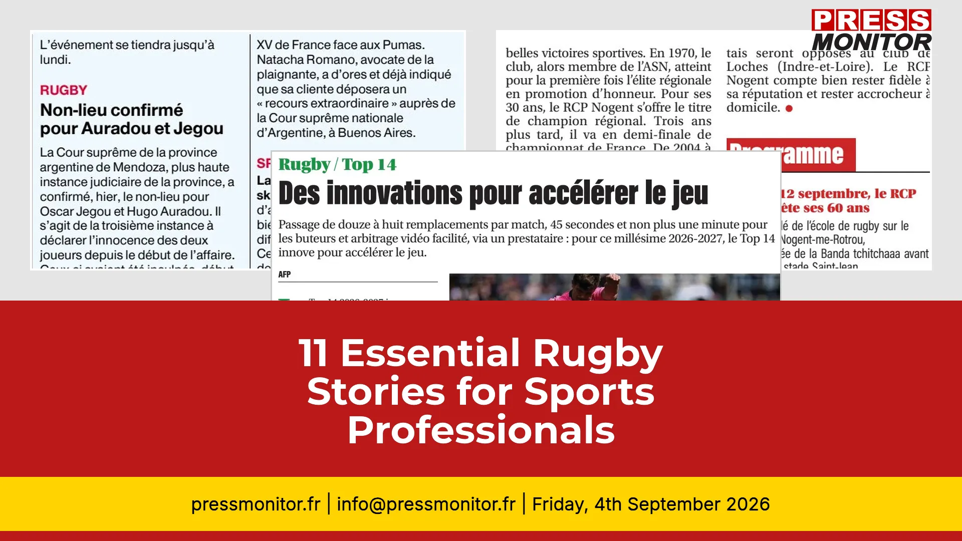 11 Essential Rugby Stories for Sports Professionals