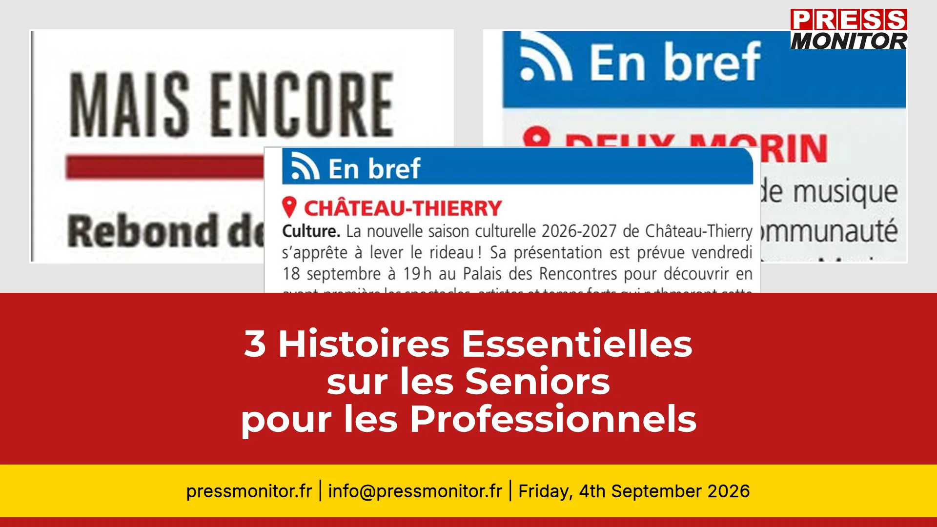 3 Histoires Essentielles sur les Seniors pour les Professionnels