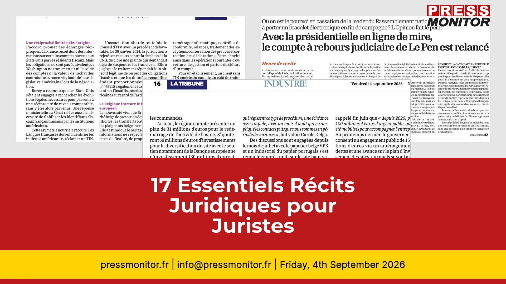 17 Essentiels Récits Juridiques pour Juristes